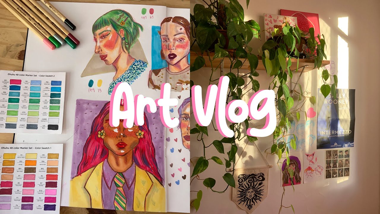 Art vlog: Algumas artes da semana + fluxo atual de leitura