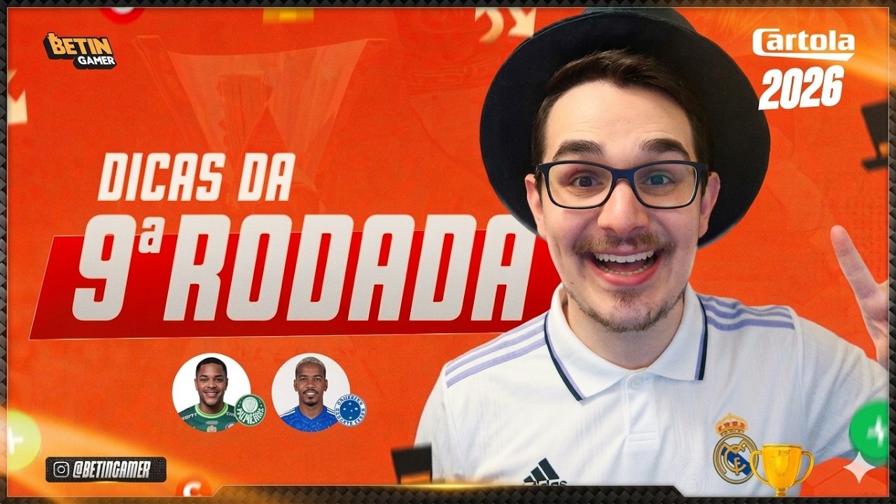 DICAS #9 RODADA | CARTOLA FC 2026 | CONFIAR NO CRUZEIRO???