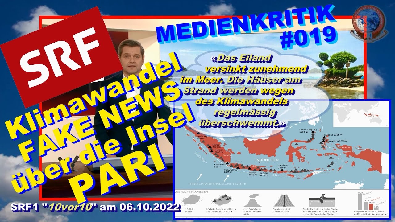 Medienkritik #019: @SRF #KLIMAWANDEL FAKE NEWS &uuml;ber die Insel Pari | @SRF NEWS #10vor10 ​(V2)