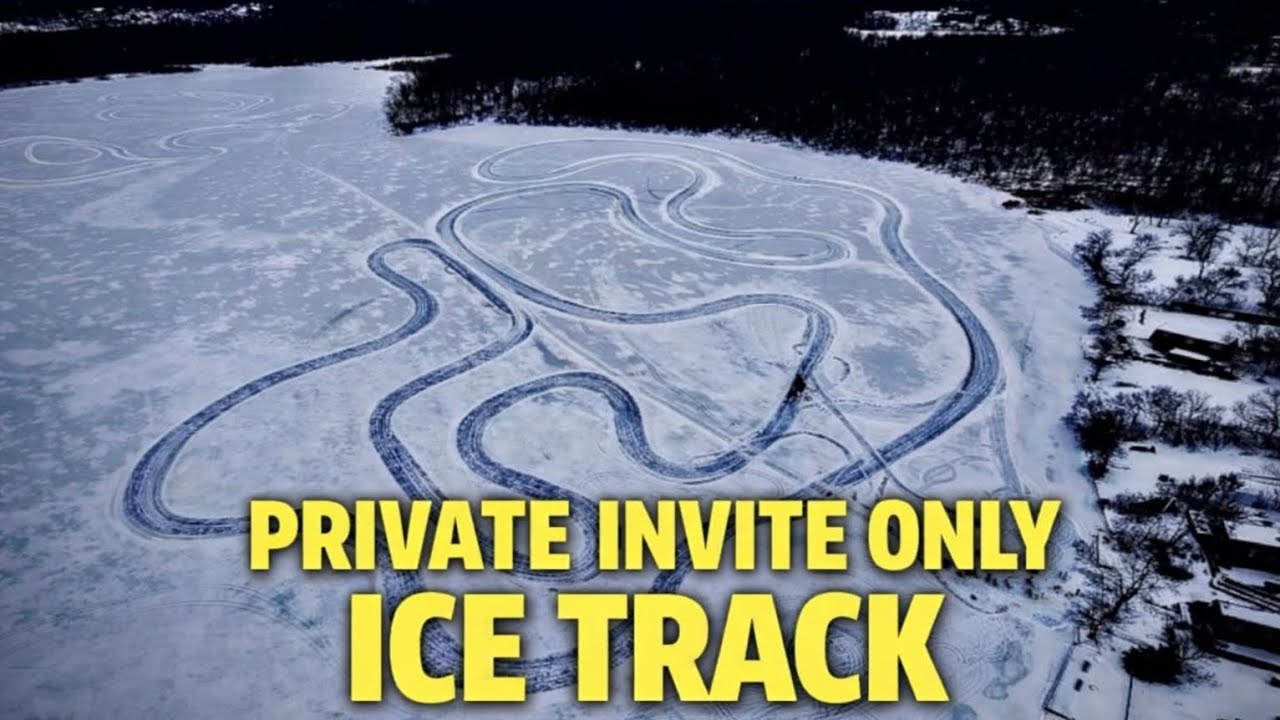Ice racing dirt bikes at an invite only private ice track #raptureridingco #fyp #harleydavidson 