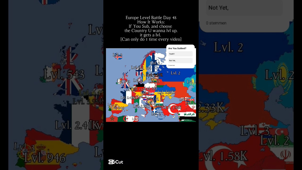 Europe Level Battle Day 48 #subscribe #makemefamous #meme #funny #trending #blowup #fyp #europe
