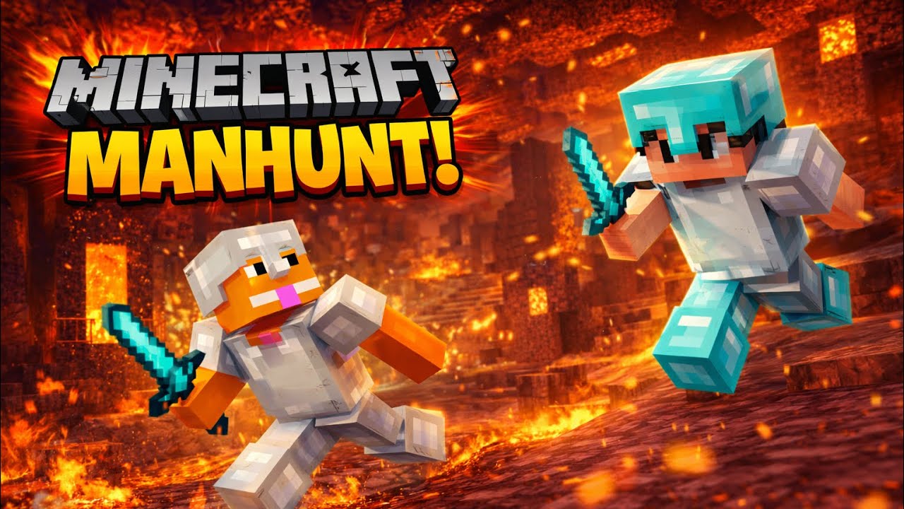 Minecraft Manhunt VS One Subscriber