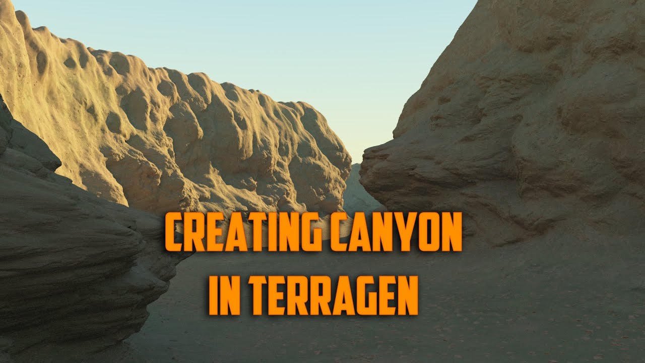Creating canyon in Terragen