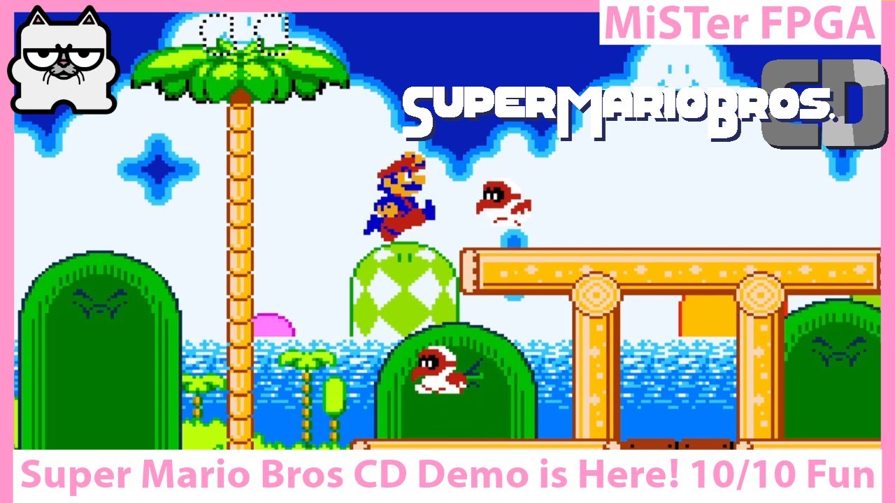 Super Mario Bros CD Demo is Here and it&rsquo;s Amazing! Works on MiSTer FPGA SNES Core Too