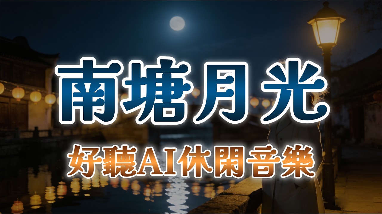 AI休閑音樂欣賞-「南塘月光」 「我多想 再回到那一天可時光 從不為誰留戀」 #動態歌詞 #音樂 #推薦 #抖音 #chinesemusic