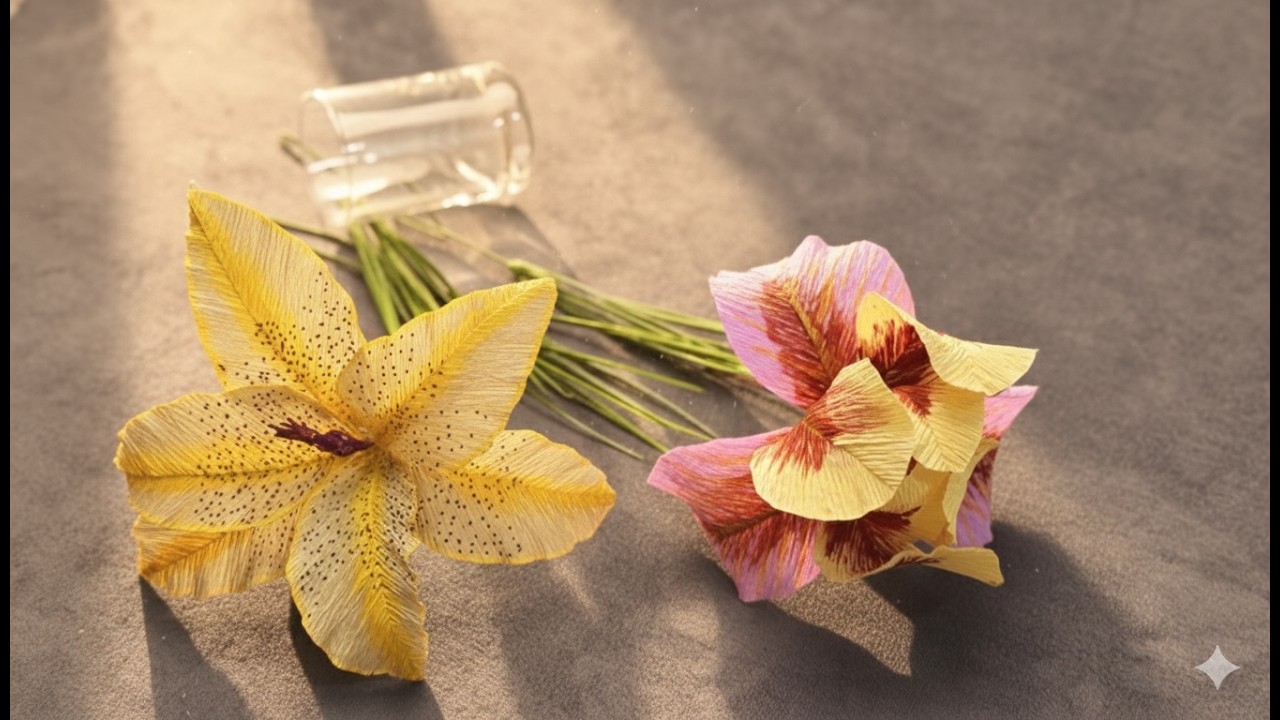 😍 2 flower ideas that I made with paper | ideas🌺 diy for beginners
