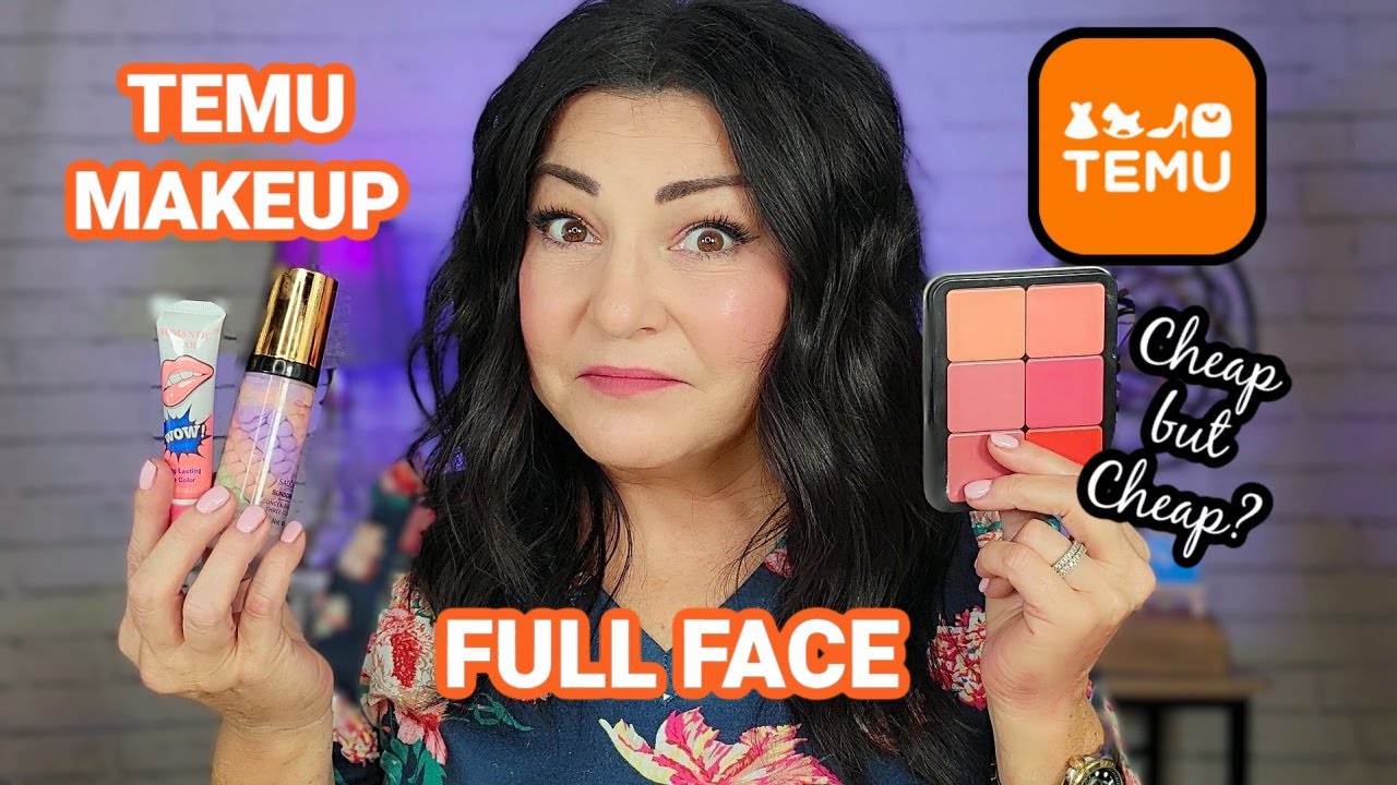 Full Face of Temu Makeup | Are You Really Saving Money?