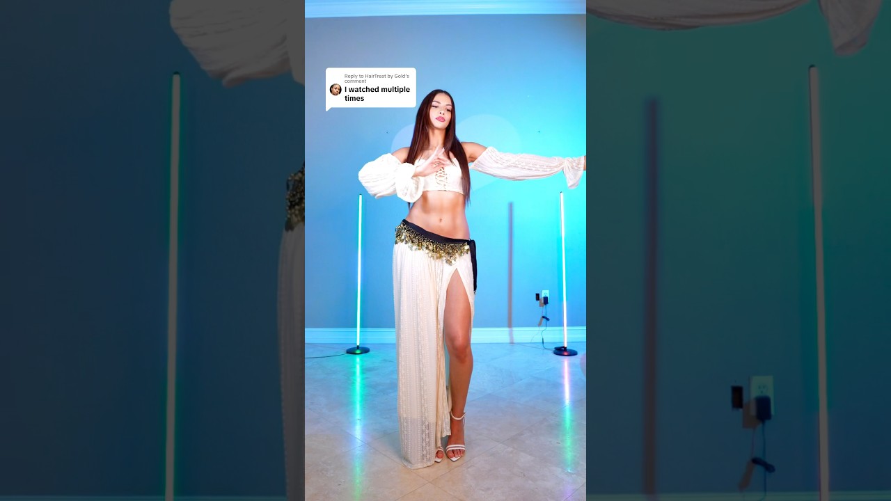 Trying this Belly Dancing Challenge 💃😌