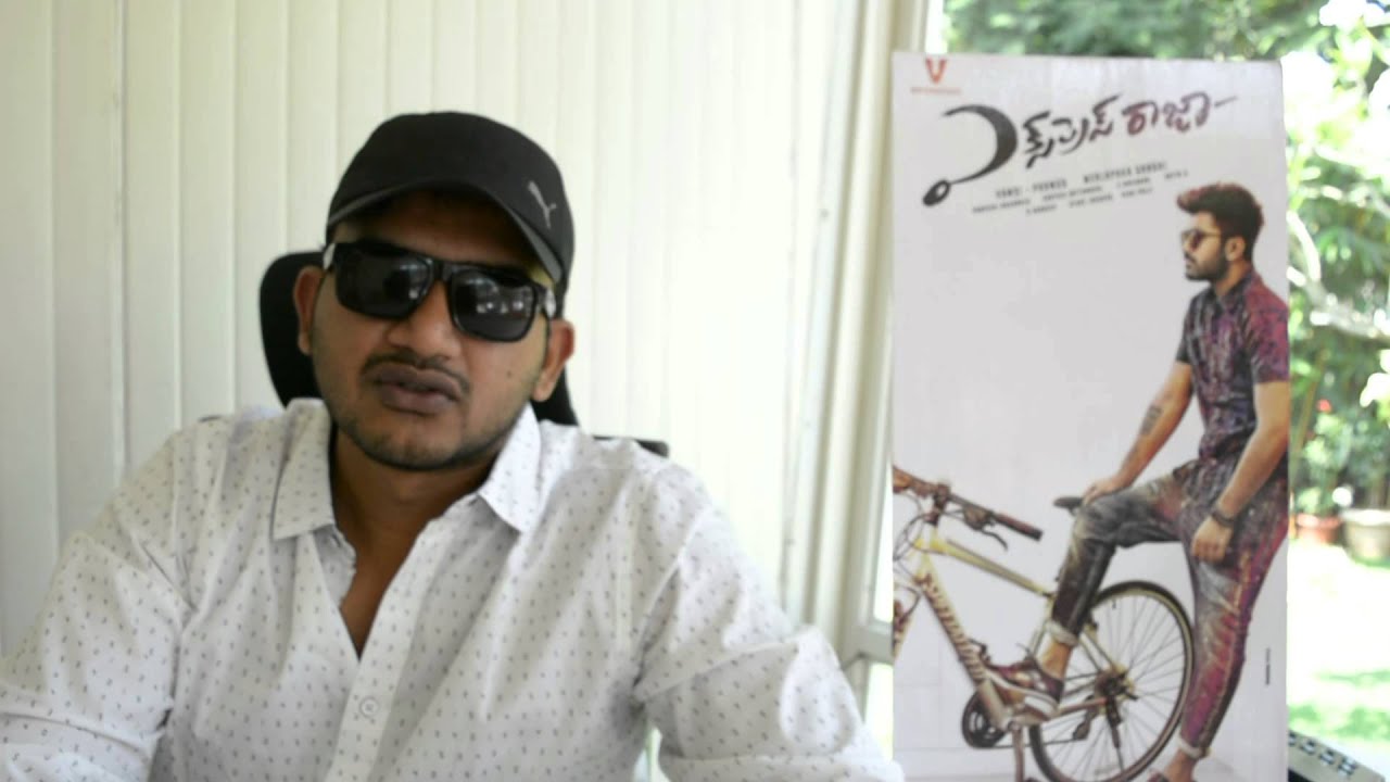 Merlapaka Gandhi, director of Express Raja and Venkatadhri Express promoting short film contest