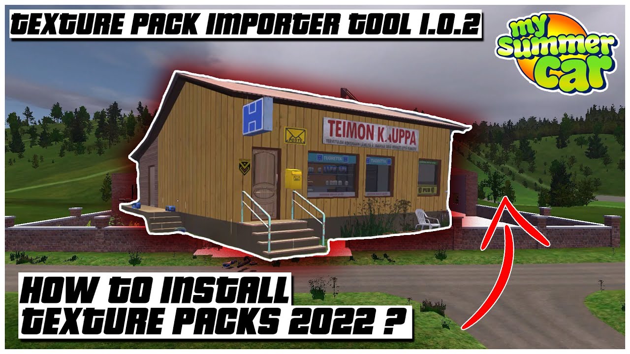 How To install Texture Packs? | Texture Pack Importer Tool | My Summer Car  2022 | Ogygia Vlogs🇺🇸