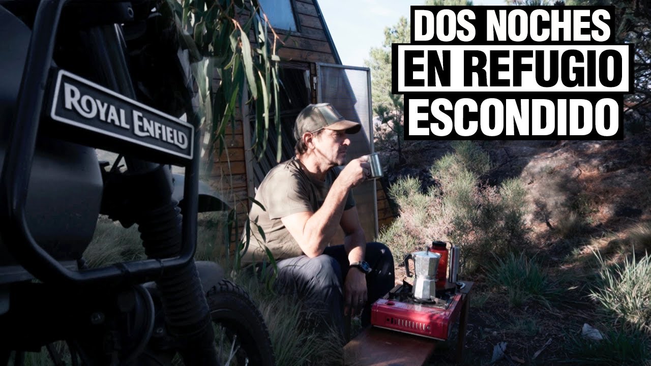 Solo Moto Camping  en la Estancia Cerro  Aspero. Motorcycle solo Camping. Hidden cabin. ASMR.
