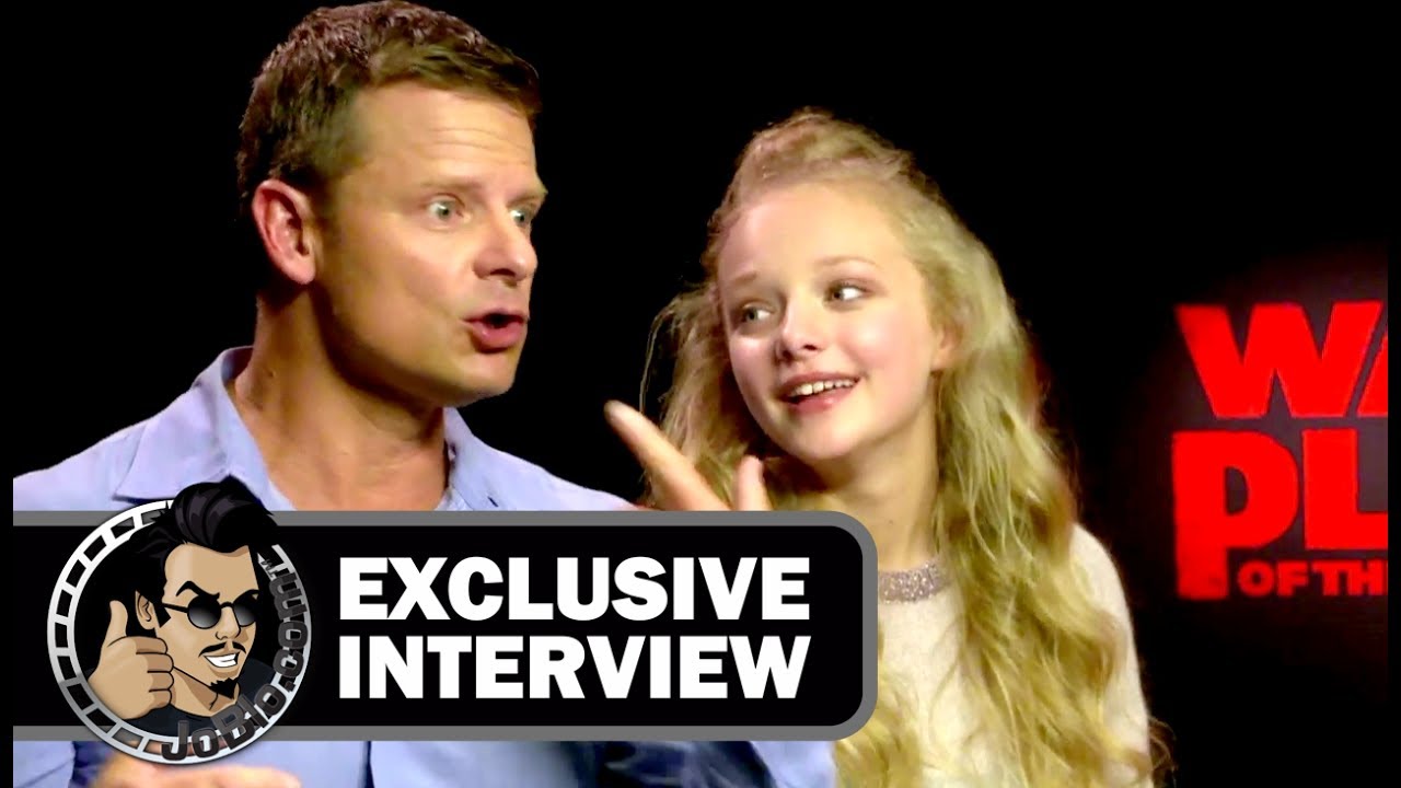 Steve Zahn & Amiah Miller Exclusive Interview for WAR FOR THE PLANET OF THE APES (2017)