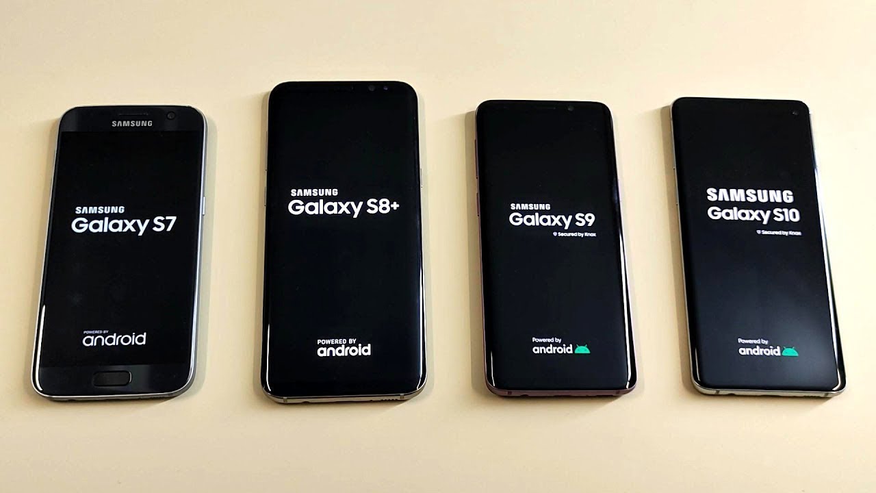 Samsung Galaxy S7, S8 Plus, S9, S10 Bootanimation