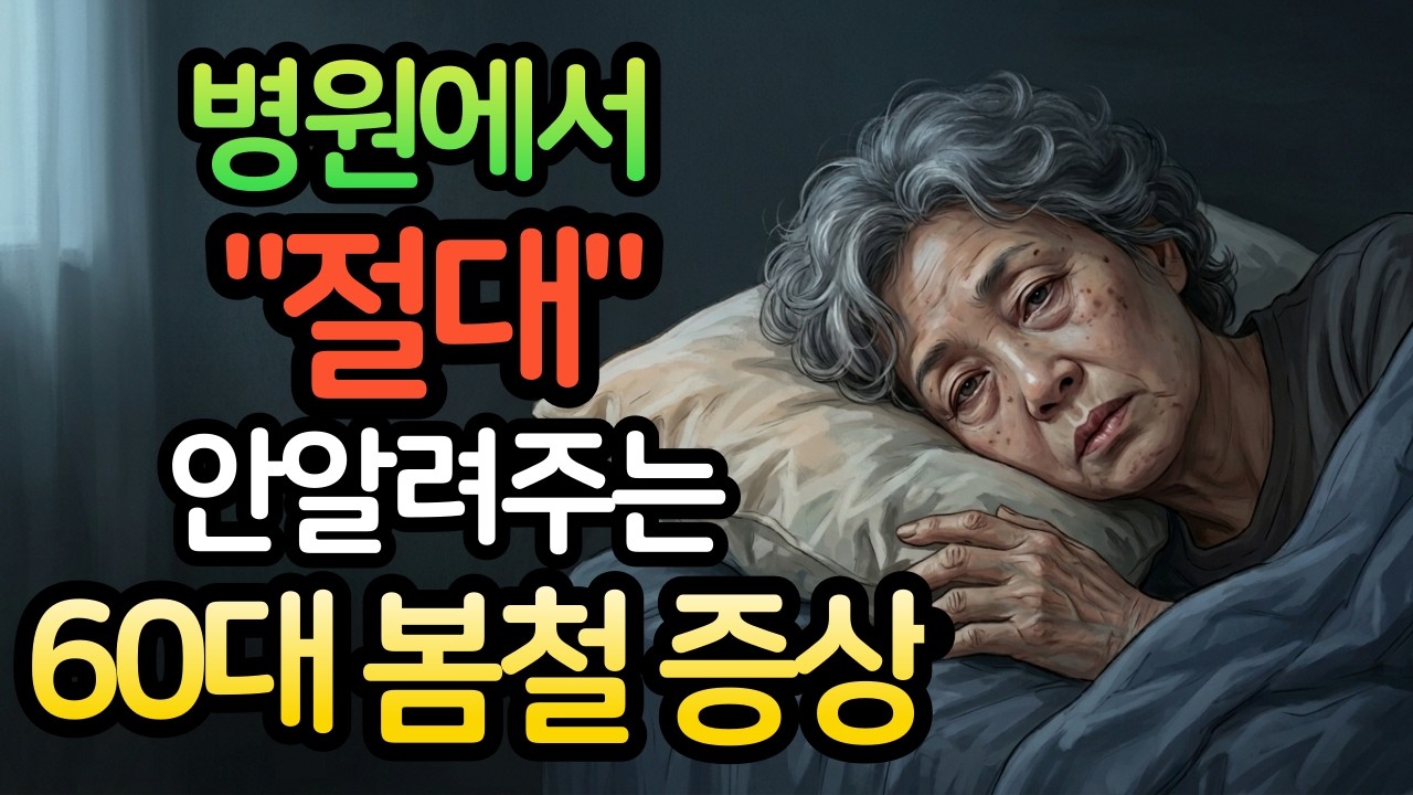 65세 넘으면 봄이 제일 무섭습니다. 이걸 모르면 늦습니다 | 삶의지혜 | 노후지혜 | 시니어 | 마음건강 | 봄건강