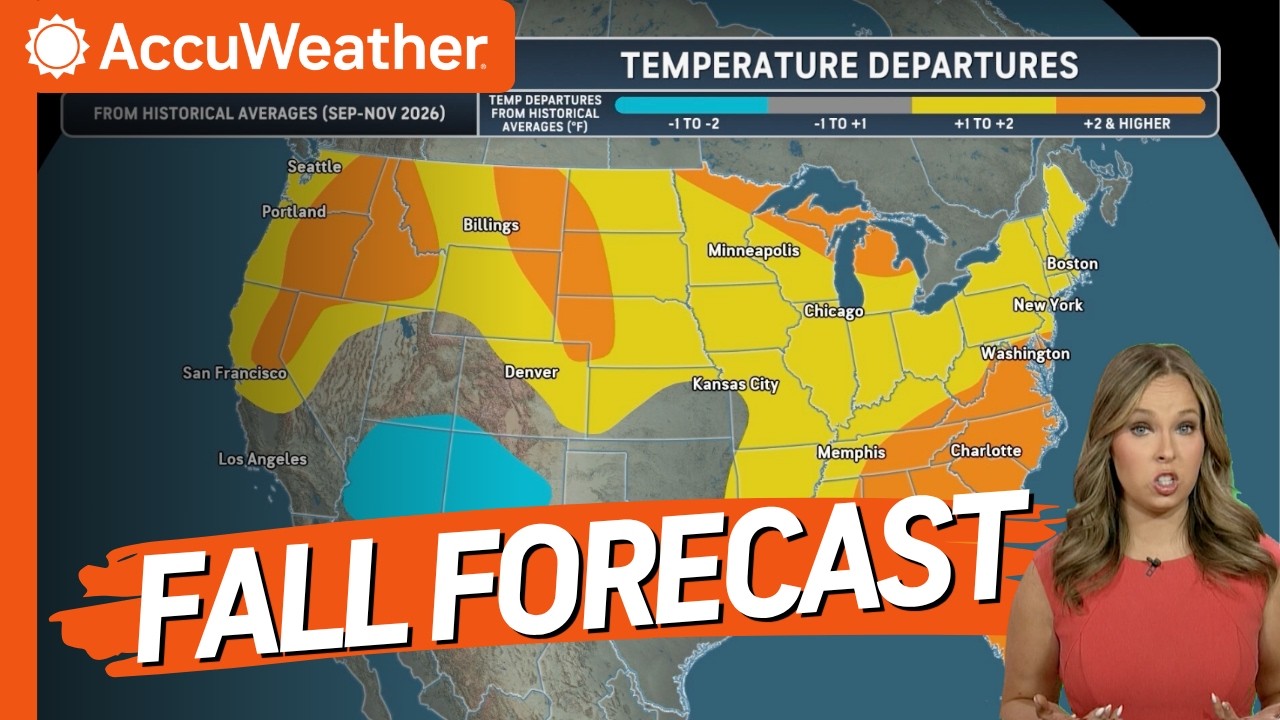 Fall Forecast 2026: Summer Warmth May Linger As El Ni&ntilde;o Intensifies