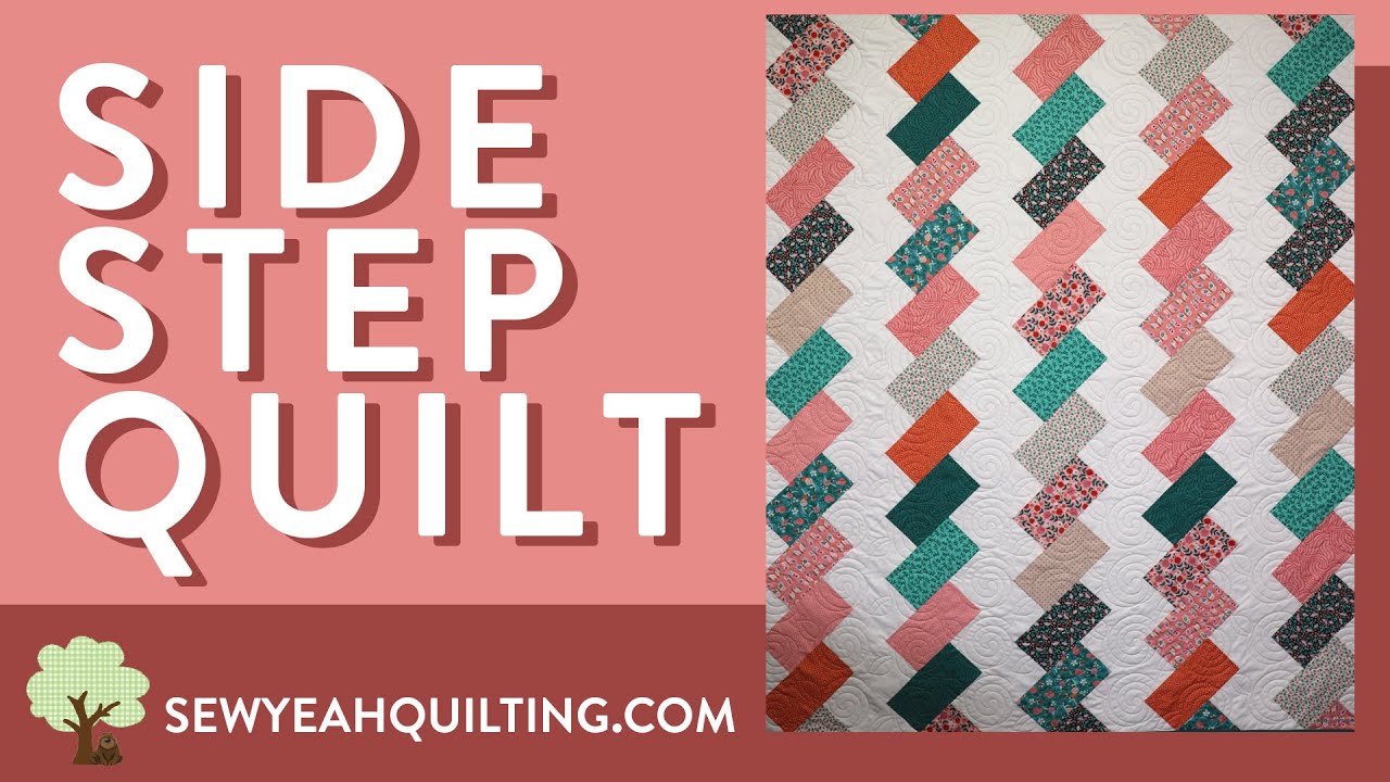 Simple Side Step Quilt Tutorial! | FREE PATTERN