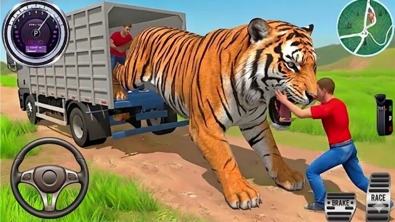 Animal Cargo Truck Driving Game 3D - Animal Transport Cargo Truck 2024 - Android Gameplay