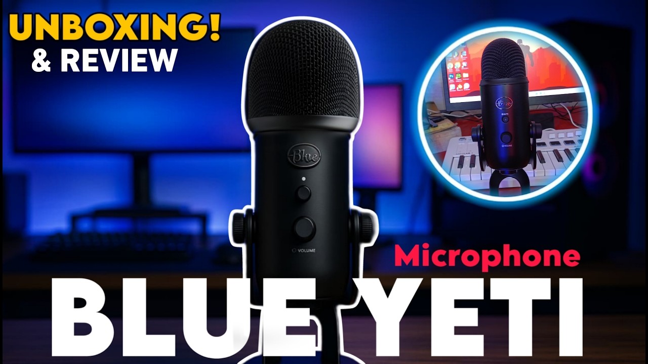Blue Yeti Unboxing & Review (2025) | Best Mic for YouTubers 🔥 Sound Test Included!