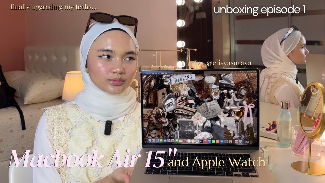 New Starlight Apple Unboxing ✨ MacBook Air M4 15