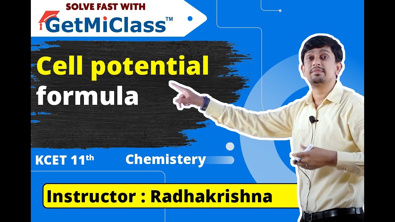 Cell potential formula