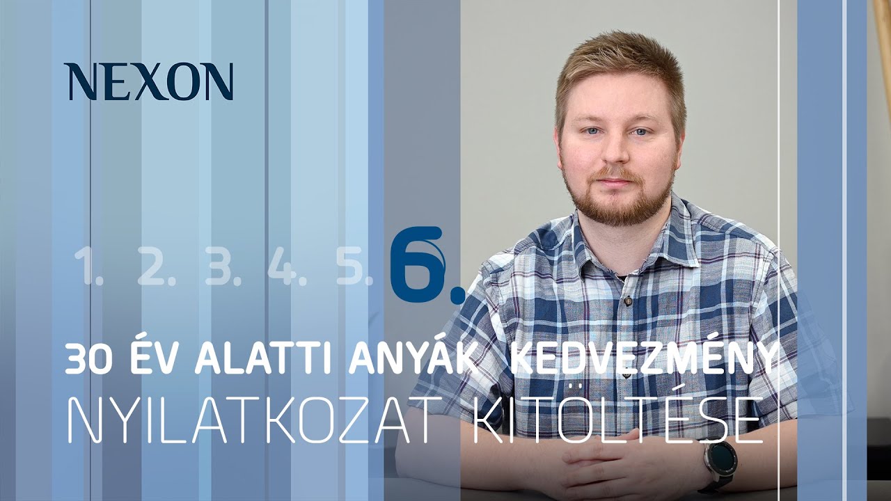 NEXON TUDÁSTÁR 2023 6. rész a 30 év alatti anyák kedvezménye
