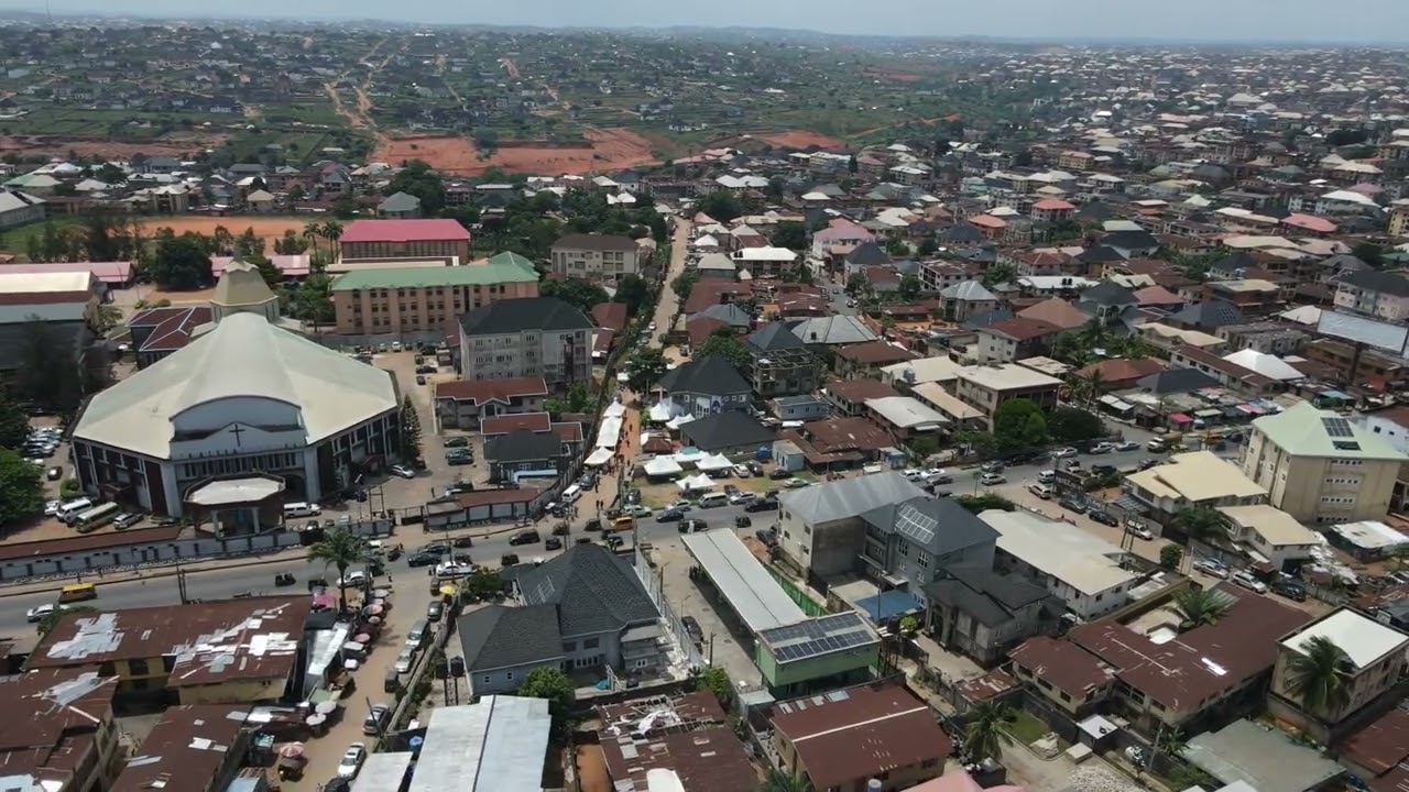 GOZICMEDIA DRONE COVERAGE OF OWERRI CITY IN IMO STATE.