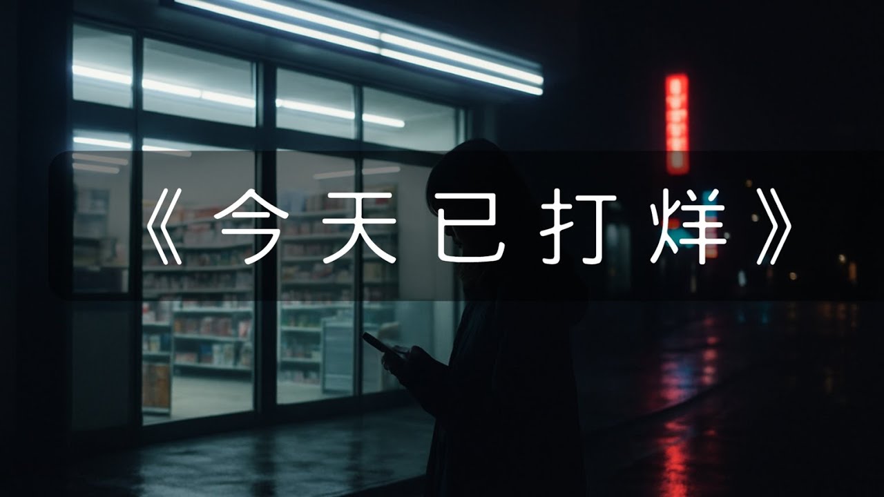 《今天已打烊》｜都市心碎 R&B 原創歌曲