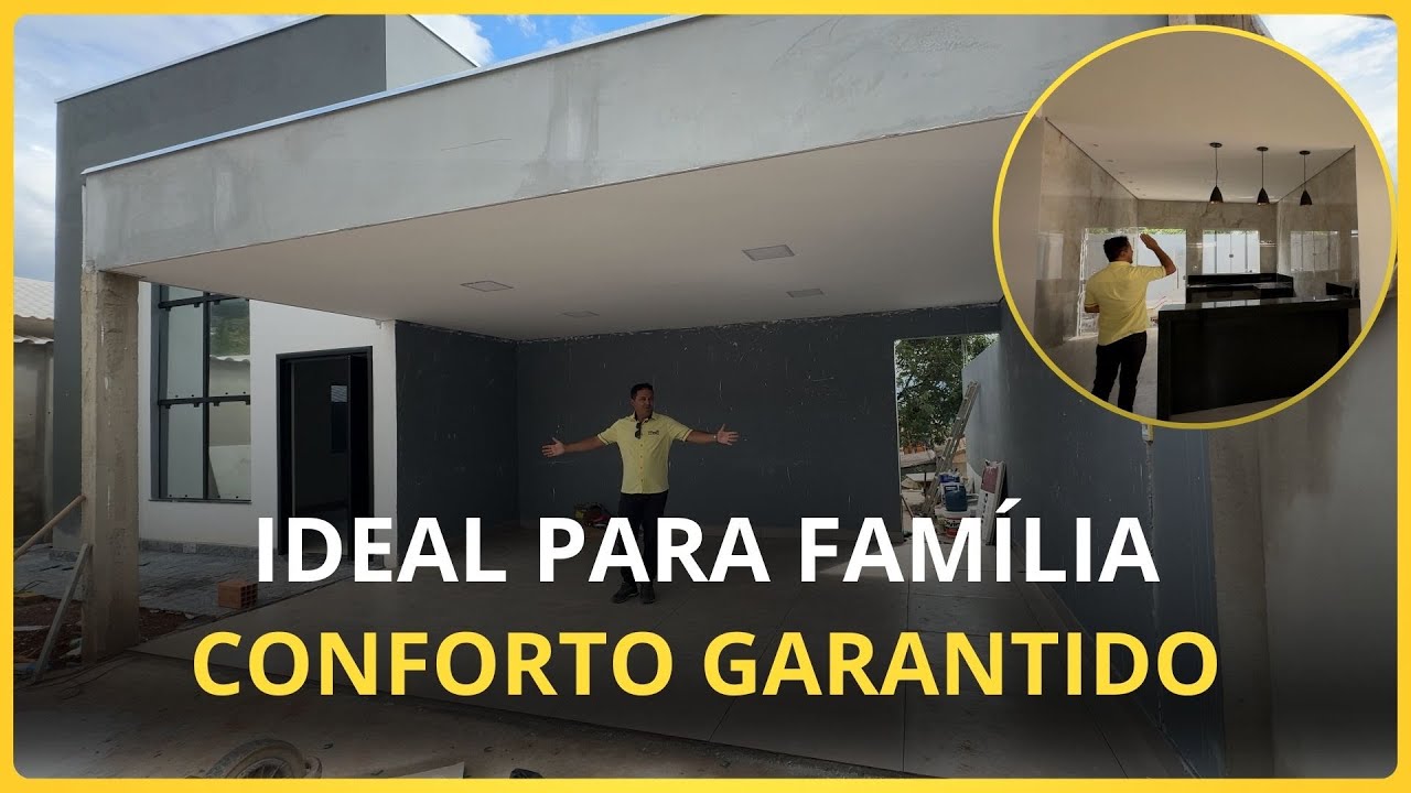CASA À VENDA NO SATÉLITE! SUÍTE COM CLOSET E QUINTAL AMPLO!
