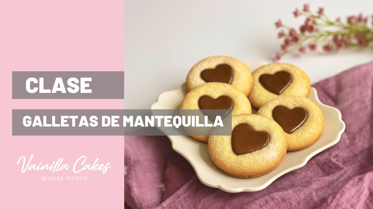 Galletas de Mantequilla para San Valentín - Vainilla Cakes by Luisa Quiroz