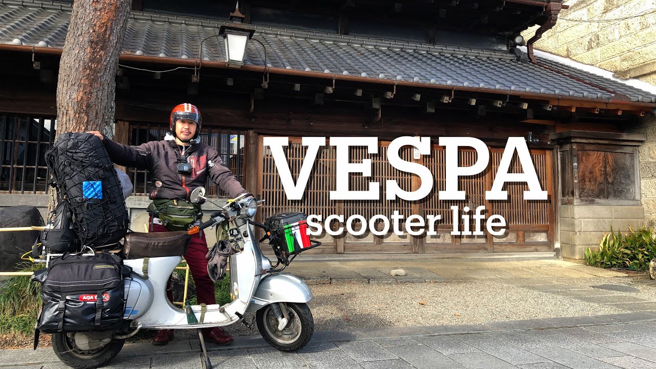 【旅ヴェスパ】黎明の朝と暗黒の夜をベスパ125ET3でツーリング。群馬県を巡る２泊３日の旅。【Vespa Scooter Life】