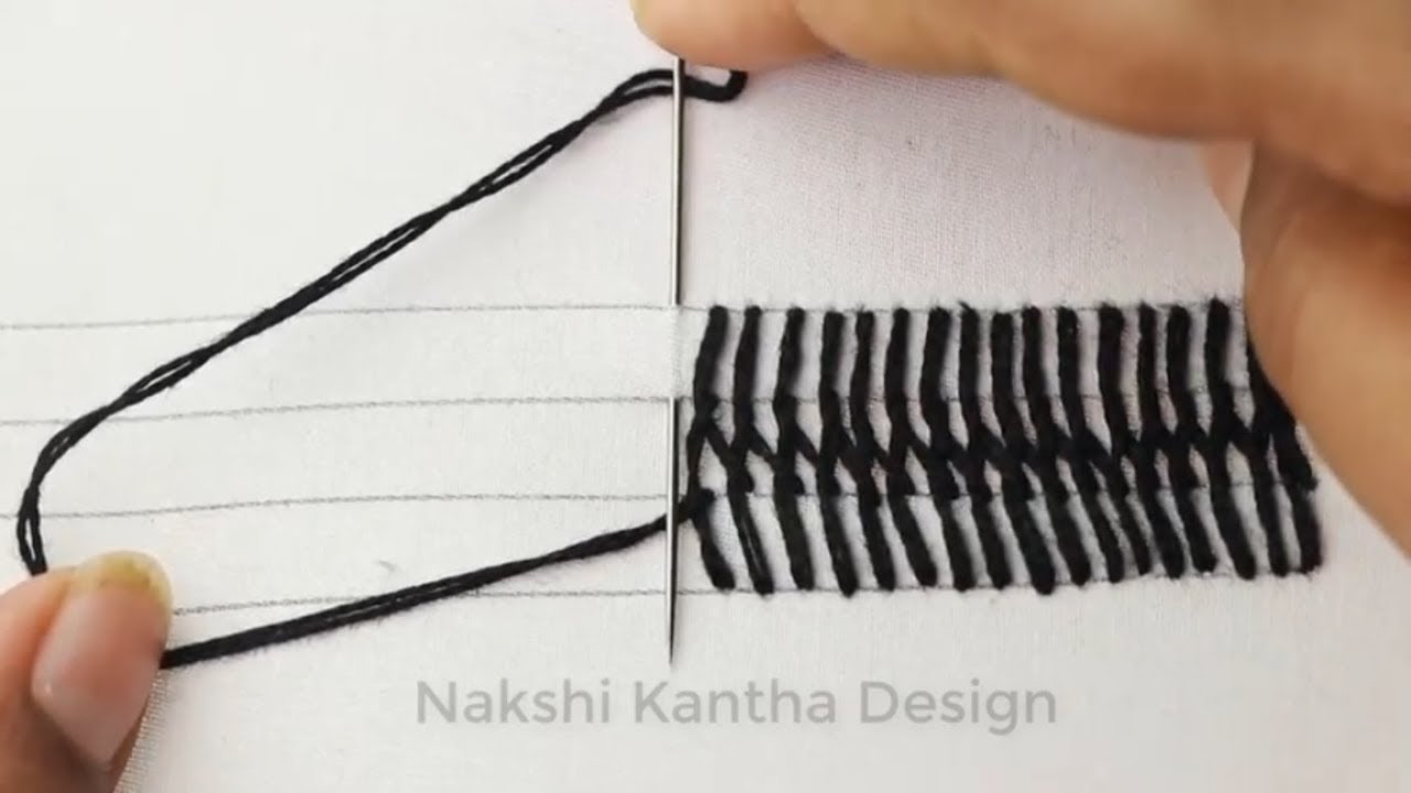 Basic Hand Embroidery Tutorial Cretan Stitch, Cretan Stitch Video Tutorial
