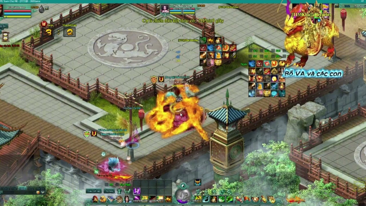 VLCM |Đại Hội Tỷ Võ Liên Server  | [1155]ঌHeracles vs [1221]NhacBatQuan | Bố Va Đái Vào Mồm Hiển Râu