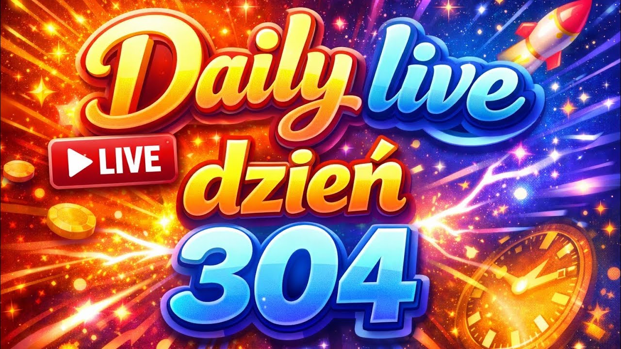 🔴Daily live - (Dzień 304/330) - Cel 1000 dni 💪🔥