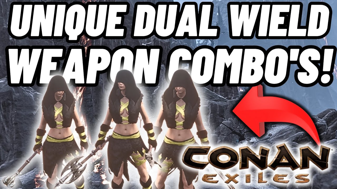 Conan Exiles - Dual wielding weapons with UNIQUE combos