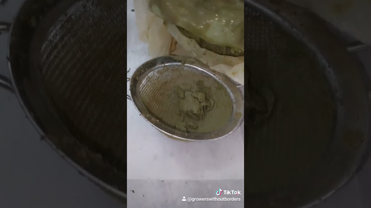How to dry you hash faster with a sieve - Microplanning