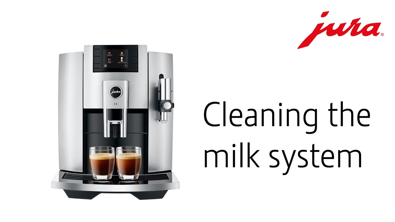JURA E8 2020 - Cleaning the milk system