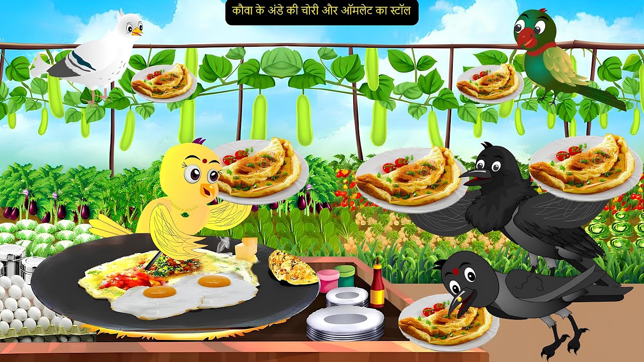 Chidiya Wala Cartoon | कार्टून चिड़िया | NewTuni Achi Cartoon | Hindi Kahani Dekhao | Chichu TV