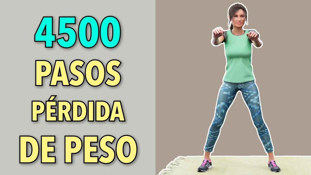 4500 Pasos en Casa - Ejercicios de Caminata Pérdida de Peso