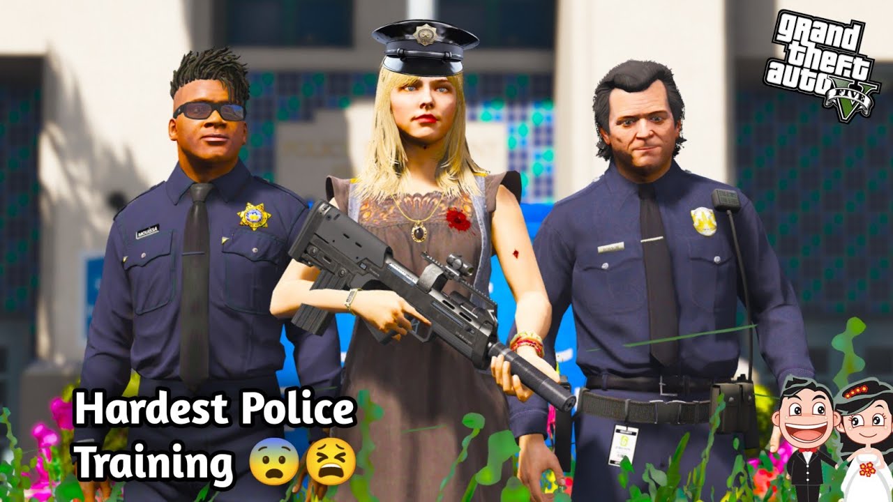 GTA 5: Police Hardest Traning For Kiara 😨😫Franklin Shocked For Shinchan 💔Michael 😡 Ps Gamester