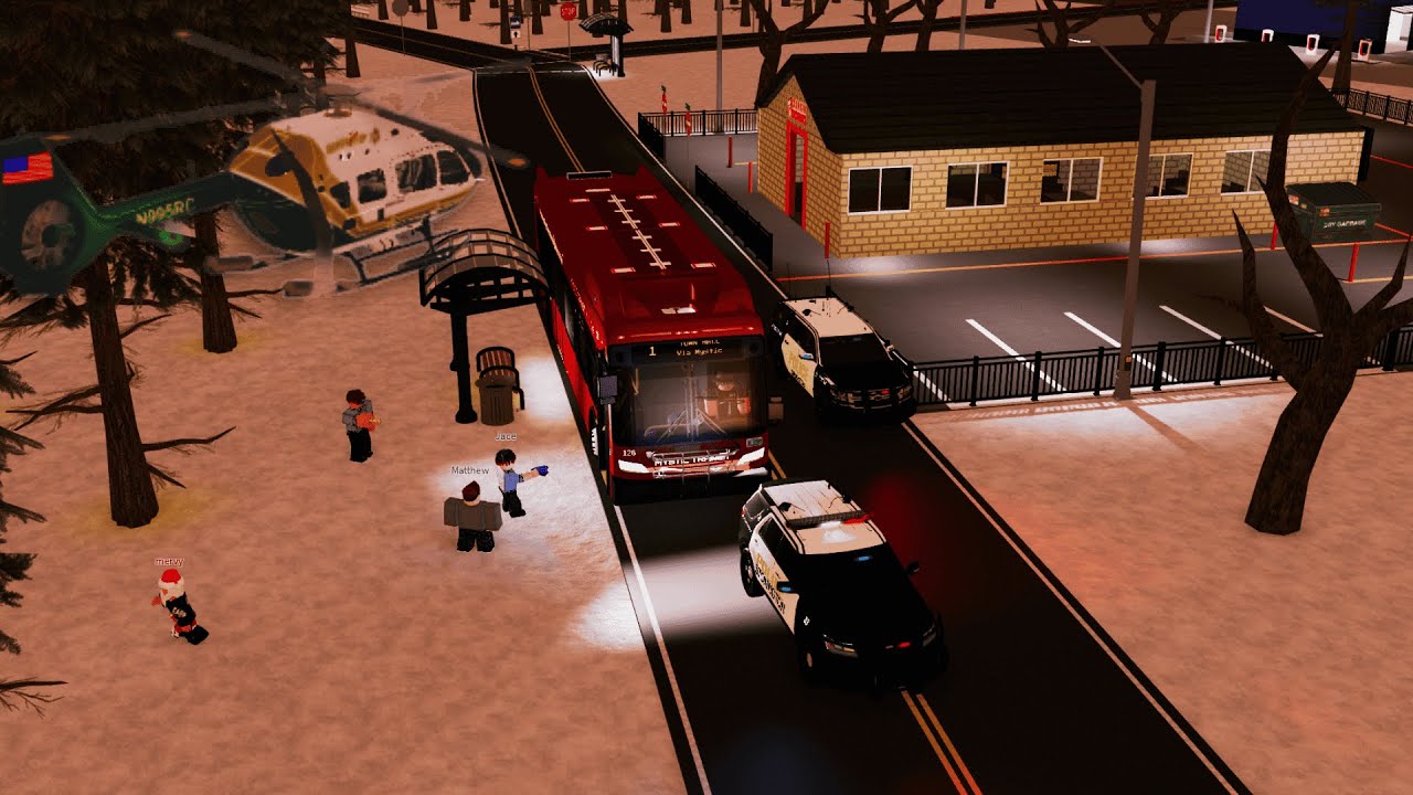 Mystic RP Criminal Causes CRAZY BUS HOSTAGE SITUATION (Roblox)