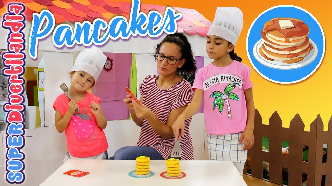 PANCAKES en la Casa de Cartón! 😋 Panceke Pile Up en SUPERDivertilandia!