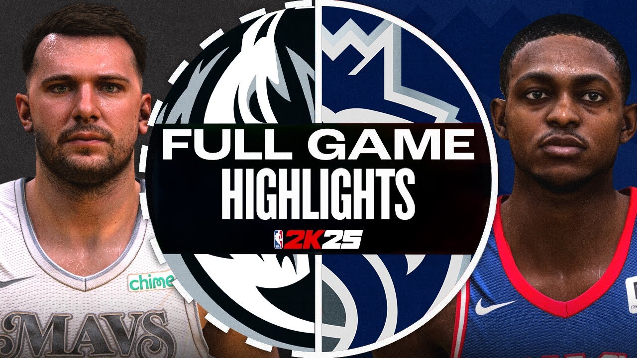 MAVERICKS at KINGS | FULL GAME HIGHLIGHTS | LUKA GAME WINNER? | NBA 2K25 ULTRA MODDED SIM