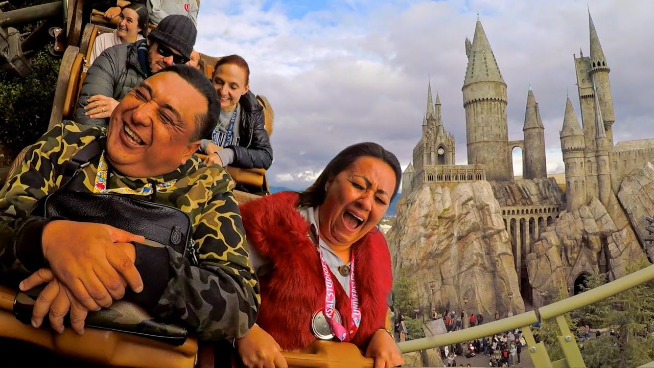 MIS PAPÁS EN LA MOÑTAÑA MÁS EXTREMA DE UNIVERSAL STUDIOS | Viaje de Locura