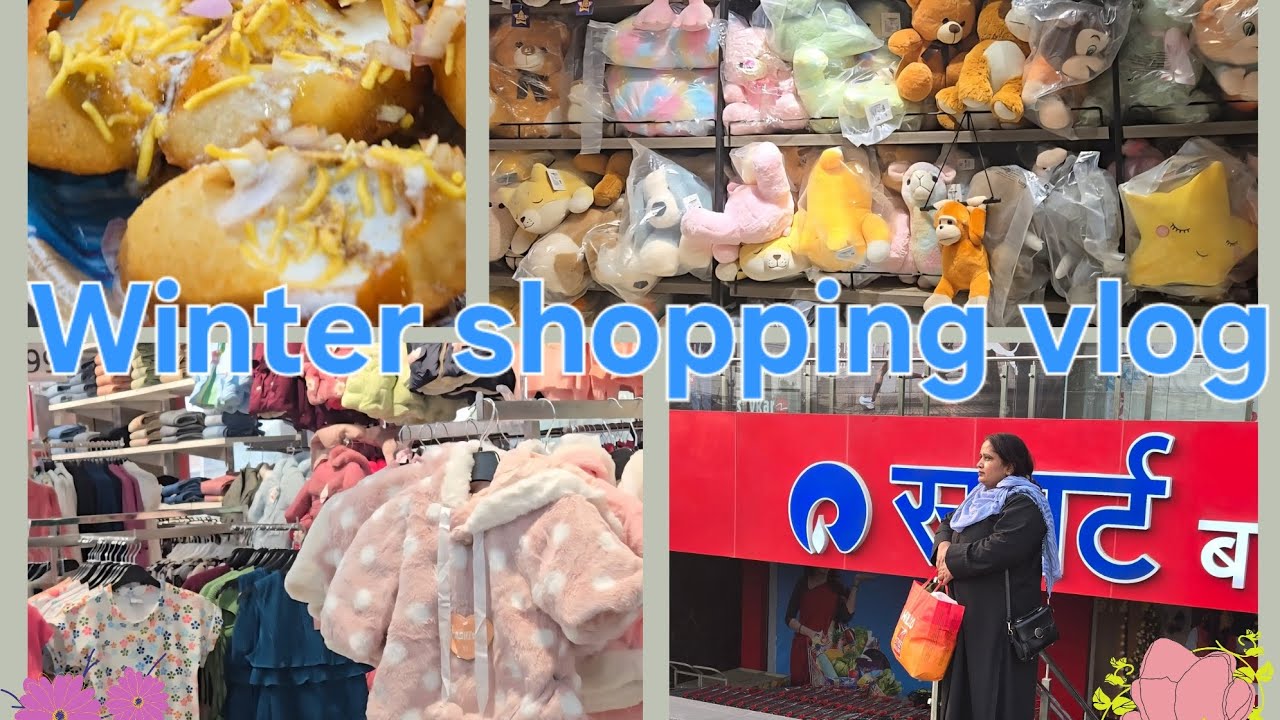 Aaj mai gayi sardiyo ke liye shopping karne 🛍 🥰 #nishavlog ##vlog #shopping 