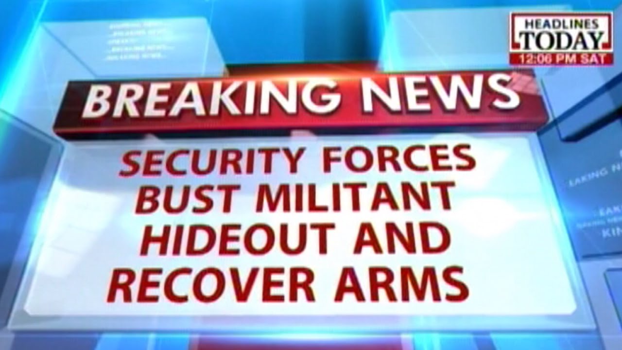 Security forces recover arms from militant hideout in J&K