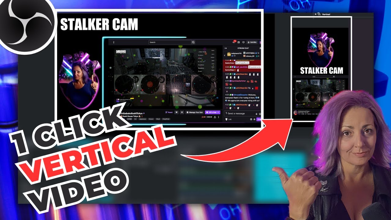 How to install the Vertical plugin for OBS (EASYTikToks, Shorts and Reels)