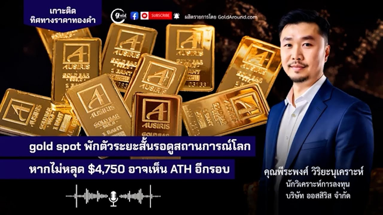 วิดีโอพิเศษ l เกาะติดทิศทางราคาทองคำ By Gold Around (22 ม.ค. 69)