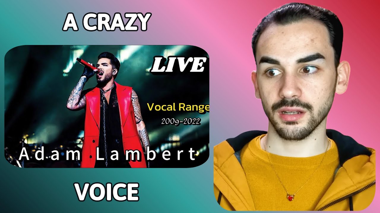 Vocal Range - Adam Lambert | Reaction