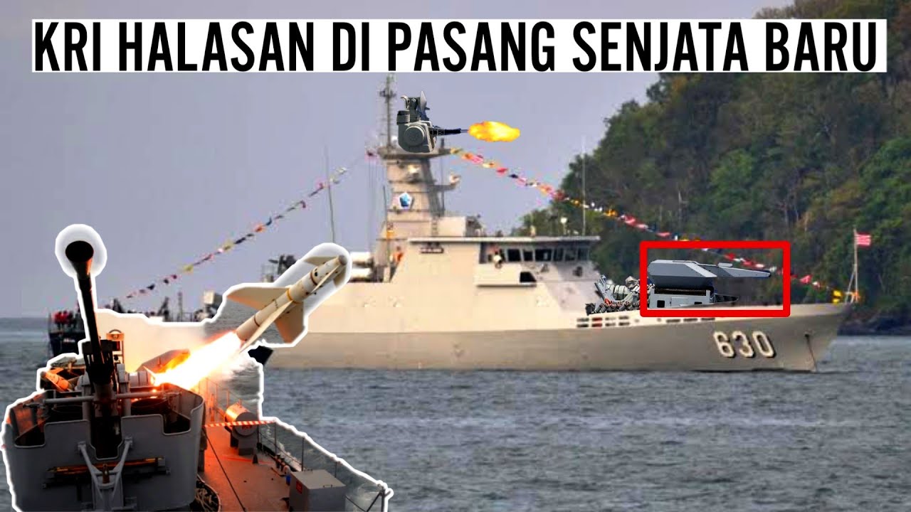 KRI HALASAN DI PASANGI PERSENJATAAN BARU DI PT. PAL