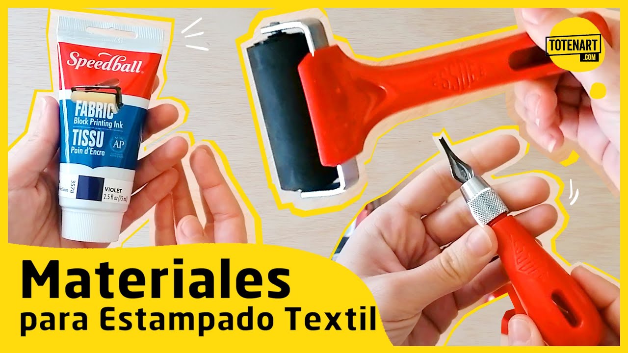Materiales para estampar sobre tela | totenart.com